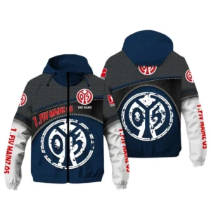 FSV Mainz 05 Bundesliga Windbreaker Jacket SPO208031, Gift For Fan FSV Mainz 05 - Navy