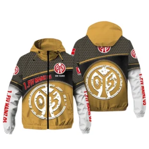 FSV Mainz 05 Bundesliga Windbreaker Jacket SPO208031, Gift For Fan FSV Mainz 05 - Khaki