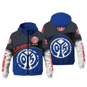 FSV Mainz 05 Bundesliga Windbreaker Jacket SPO208031, Gift For Fan FSV Mainz 05 - Blue