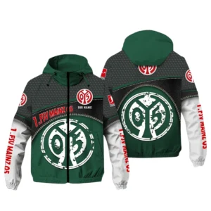 FSV Mainz 05 Bundesliga Windbreaker Jacket SPO208031, Gift For Fan FSV Mainz 05 - Green