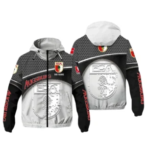 FC Augsburg Bundesliga Windbreaker Jacket SPO208032, Gift For Fan FC Augsburg - White
