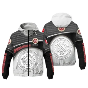 SV Wehen Wiesbaden Bundesliga Windbreaker Jacket SPO208039, Gift For Fan SV Wehen Wiesbaden - White