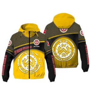 SV Wehen Wiesbaden Bundesliga Windbreaker Jacket SPO208039, Gift For Fan SV Wehen Wiesbaden - Yellow