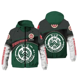 SV Wehen Wiesbaden Bundesliga Windbreaker Jacket SPO208039, Gift For Fan SV Wehen Wiesbaden - Green