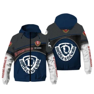 SG Dynamo Dresden Bundesliga Windbreaker Jacket SPO208048, Gift For Fan SG Dynamo Dresden - Navy