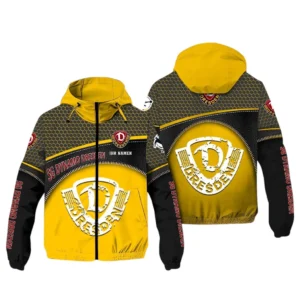 SG Dynamo Dresden Bundesliga Windbreaker Jacket SPO208048, Gift For Fan SG Dynamo Dresden - Yellow