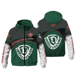 SG Dynamo Dresden Bundesliga Windbreaker Jacket SPO208048, Gift For Fan SG Dynamo Dresden - Green