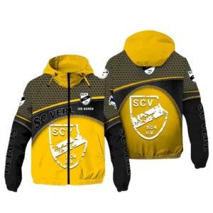 SC Verl Bundesliga Windbreaker Jacket SPO208049, Gift For Fan SC Verl - Yellow