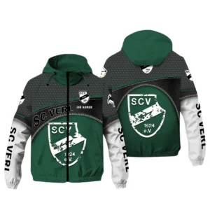 SC Verl Bundesliga Windbreaker Jacket SPO208049, Gift For Fan SC Verl - Green