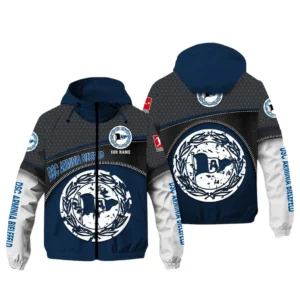 Arminia Bielefeld Bundesliga Windbreaker Jacket SPO208051, Gift For Fan Arminia Bielefeld - Navy
