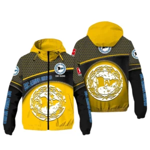 Arminia Bielefeld Bundesliga Windbreaker Jacket SPO208051, Gift For Fan Arminia Bielefeld - Yellow