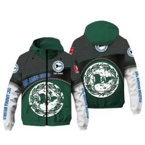 Arminia Bielefeld Bundesliga Windbreaker Jacket SPO208051, Gift For Fan Arminia Bielefeld - Green