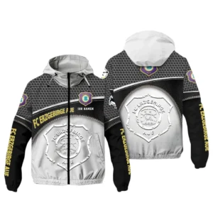 FC Erzgebirge Aue Bundesliga Windbreaker Jacket SPO208052, Gift For Fan FC Erzgebirge Aue - White