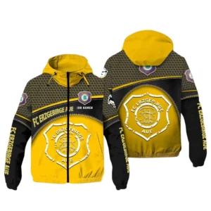 FC Erzgebirge Aue Bundesliga Windbreaker Jacket SPO208052, Gift For Fan FC Erzgebirge Aue - Yellow