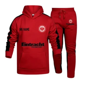 Eintracht Frankfurt Bundesliga Hoodie Sweatpants Set SPO216029, Gift For Fan Eintracht Frankfurt - Red-Black