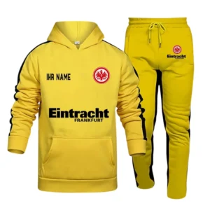 Eintracht Frankfurt Bundesliga Hoodie Sweatpants Set SPO216029, Gift For Fan Eintracht Frankfurt - Yellow-Black