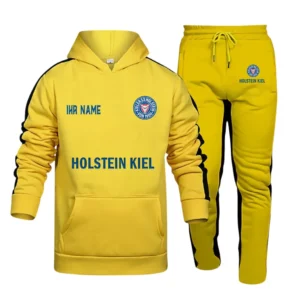 Holstein Kiel Bundesliga Hoodie Sweatpants Set SPO216031, Gift For Fan Holstein Kiel - Yellow-Black