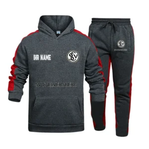 SV Elversberg Bundesliga Hoodie Sweatpants Set SPO216046, Gift For Fan SV Elversberg - Gray-Red