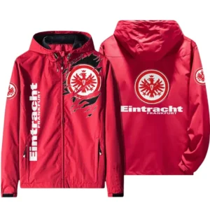 Eintracht Frankfurt Bundesliga Windbreaker Jacket SPO416009, Gift For Fan Eintracht Frankfurt - Red
