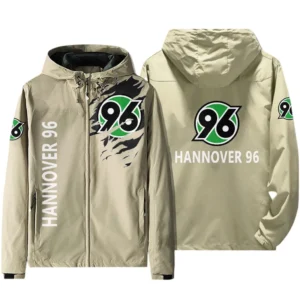 Hannover 96  Bundesliga Windbreaker Jacket SPO416013, Gift For Fan Hannover 96  - Beige