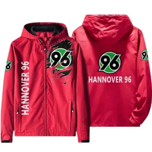Hannover 96  Bundesliga Windbreaker Jacket SPO416013, Gift For Fan Hannover 96  - Red