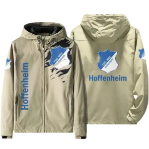 TSG Hoffenheim Bundesliga Windbreaker Jacket SPO416016, Gift For Fan TSG Hoffenheim - Beige