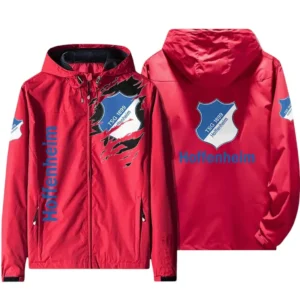 TSG Hoffenheim Bundesliga Windbreaker Jacket SPO416016, Gift For Fan TSG Hoffenheim - Red