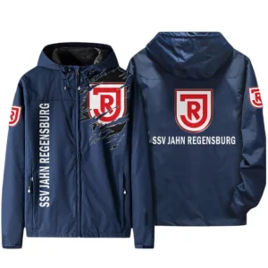 SSV Jahn Regensburg Bundesliga Windbreaker Jacket SPO416017, Gift For Fan SSV Jahn Regensburg - Navy