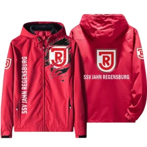 SSV Jahn Regensburg Bundesliga Windbreaker Jacket SPO416017, Gift For Fan SSV Jahn Regensburg - Red
