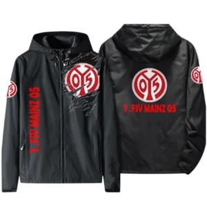 FSV Mainz 05 Bundesliga Windbreaker Jacket SPO416020, Gift For Fan FSV Mainz 05 - Black