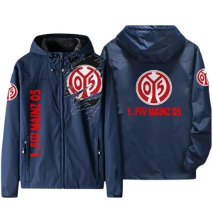 FSV Mainz 05 Bundesliga Windbreaker Jacket SPO416020, Gift For Fan FSV Mainz 05 - Navy