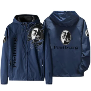 SC Freiburg Bundesliga Windbreaker Jacket SPO416022, Gift For Fan SC Freiburg - Navy
