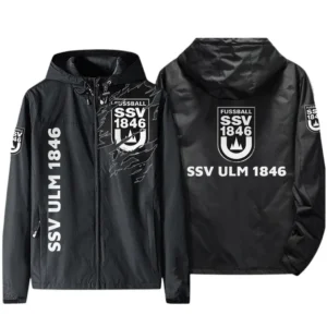 SSV Ulm 1846 Bundesliga Windbreaker Jacket SPO416024, Gift For Fan SSV Ulm 1846 - Black