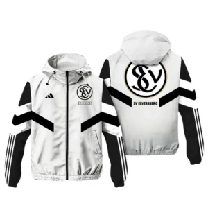 SV Elversberg Bundesliga Adidas Windbreaker Jacket SPO916027, Gift For Fan SV Elversberg - White