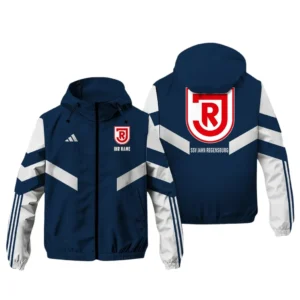 SSV Jahn Regensburg Bundesliga Adidas Windbreaker Jacket SPO916031, Gift For Fan SSV Jahn Regensburg - Navy