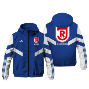 SSV Jahn Regensburg Bundesliga Adidas Windbreaker Jacket SPO916031, Gift For Fan SSV Jahn Regensburg - Blue