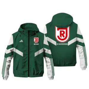SSV Jahn Regensburg Bundesliga Adidas Windbreaker Jacket SPO916031, Gift For Fan SSV Jahn Regensburg - Green