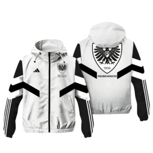FC Schalke 04 Bundesliga Adidas Windbreaker Jacket SPO916032, Gift For Fan FC Schalke 04 - White