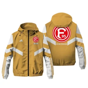 Fortuna Dusseldorf Bundesliga Adidas Windbreaker Jacket SPO916033, Gift For Fan Fortuna Dusseldorf - Khaki