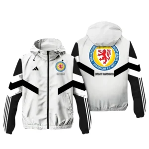 Eintracht Braunschweig Bundesliga Adidas Windbreaker Jacket SPO916034, Gift For Fan Eintracht Braunschweig - White