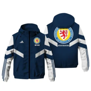 Eintracht Braunschweig Bundesliga Adidas Windbreaker Jacket SPO916034, Gift For Fan Eintracht Braunschweig - Navy