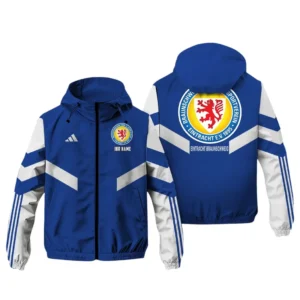 Eintracht Braunschweig Bundesliga Adidas Windbreaker Jacket SPO916034, Gift For Fan Eintracht Braunschweig - Blue
