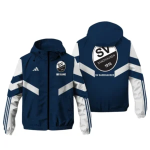 SV Sandhausen Bundesliga Adidas Windbreaker Jacket SPO916038, Gift For Fan SV Sandhausen - Navy