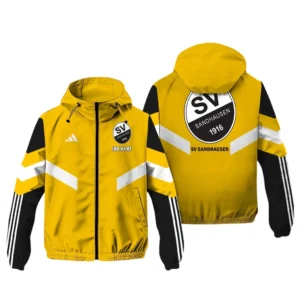 SV Sandhausen Bundesliga Adidas Windbreaker Jacket SPO916038, Gift For Fan SV Sandhausen - Yellow