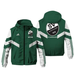 SV Sandhausen Bundesliga Adidas Windbreaker Jacket SPO916038, Gift For Fan SV Sandhausen - Green