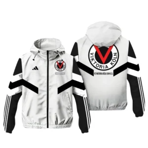 FC Viktoria Koln  Bundesliga Adidas Windbreaker Jacket SPO916042, Gift For Fan FC Viktoria Koln  - White