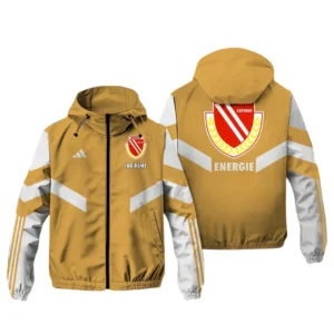 FC Energie Cottbus  Bundesliga Adidas Windbreaker Jacket SPO916043, Gift For Fan FC Energie Cottbus  - Khaki