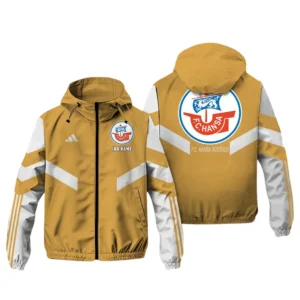 Hansa Rostock Bundesliga Adidas Windbreaker Jacket SPO916050, Gift For Fan Hansa Rostock - Khaki
