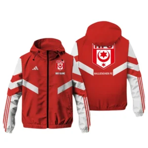 Hallescher FC Bundesliga Adidas Windbreaker Jacket SPO916051, Gift For Fan Hallescher FC - Red