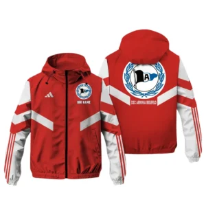 Arminia Bielefeld Bundesliga Adidas Windbreaker Jacket SPO916053, Gift For Fan Arminia Bielefeld - Red